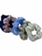 Medium Pure Silk Scrunchie - 5 Pack - Ivory/Blue/Pink/Beige/Navy