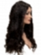 Luxury Natural Black Wavy Invisible Lace 100% Premium Human Hair Wig WIG005
