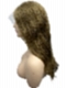 Soft Sugar Brown Wavy Invisible Human Hair Lace Wig WIG042