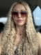 New Pretty Blonde Long Straight Quality Human Hair HD Lace Wig WIG076 