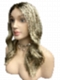 Light Blonde with Dark Rooting Wavy Human Hair Wig WIG051