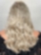 Stylish Light Blonde Balayage Wavy Human Hair Glueless Lace Wig WIG108 