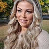 Chic Brown & Blonde Balayage Swiss HD Lace Human Hair Wig WIG092