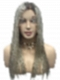New Ashy Blonde Sleek Straight Premium Human Hair Lace Wig WIG041